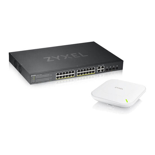 zyxel-24-port-gs1920-24hpv2-smart-managed-gigabit-poe-switch-w/-free-zyxel-nwa90ax